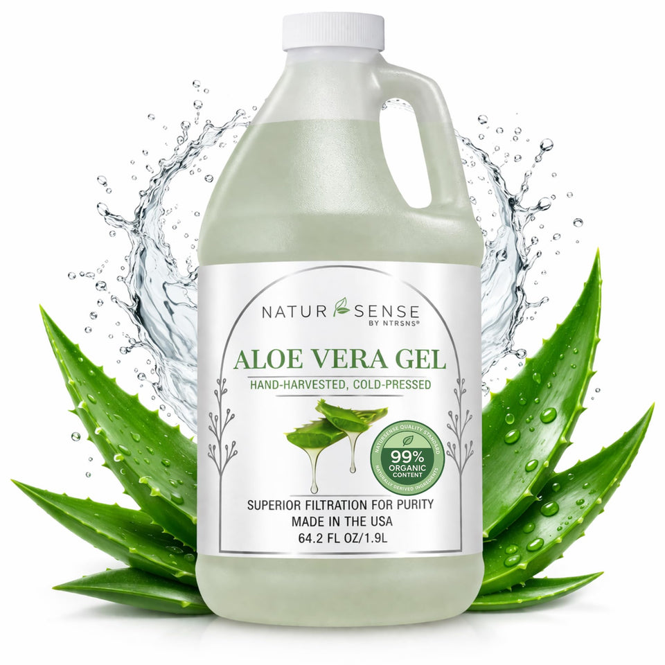 NTRSNS NaturSense Aloe Vera Gel bottle for pure hydration