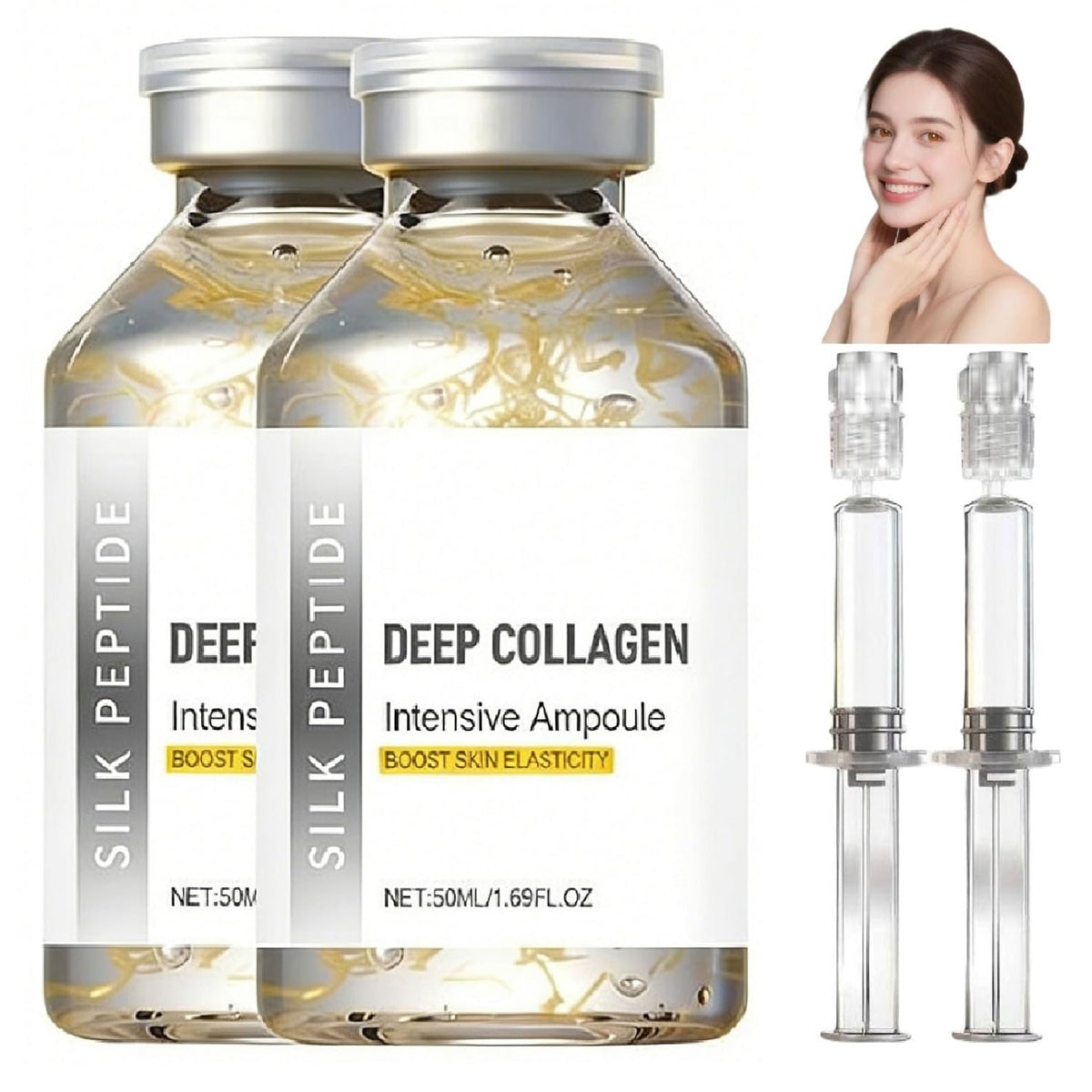 NTYNLe Silk Peptide Intensive Lifting Ampoule bottle for premium anti-aging care