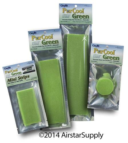 Nu-Calgon PurCool Green Strips dissolving action on pan surface.