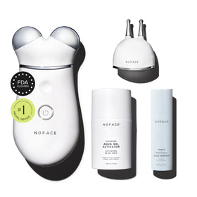NuFACE Trinity+ device front view for at-home lifting and toning.
