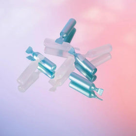 Nu Skin ageLOC GS final glow on model, hinting youthful radiance and contoured appearance.