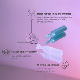 Nu Skin ageLOC GS treatment phase with Jania Rubens Extract implying hydration and lift.
