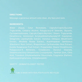Aloe, pistachio oil and vitamin E shown as Nu Skin care components