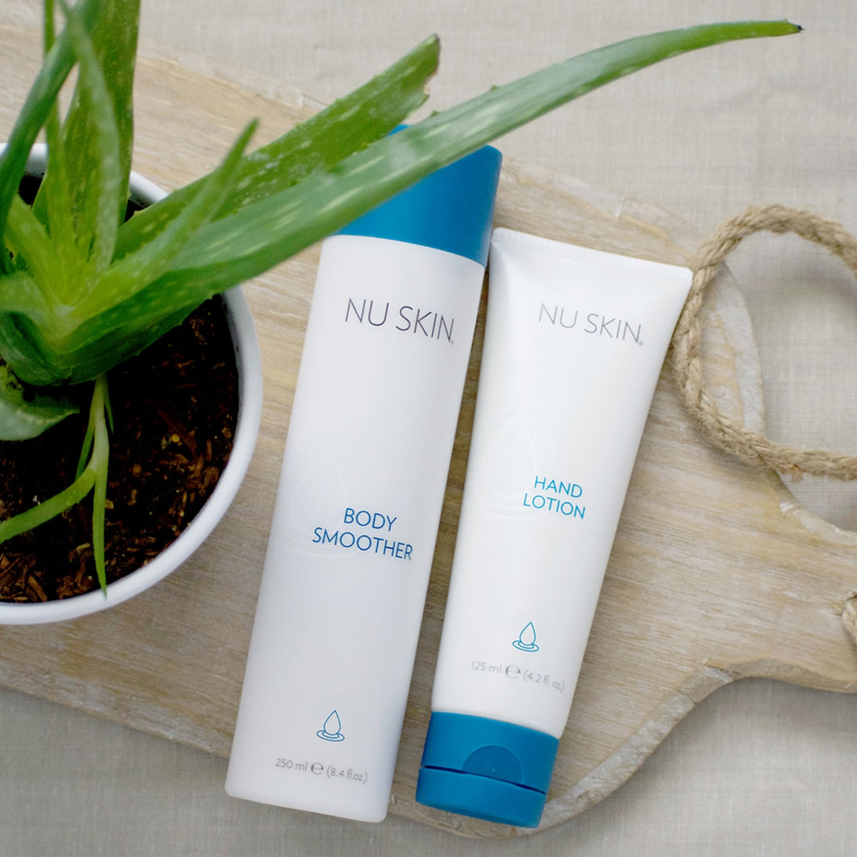 Nu Skin Body Smoother packaging front label with 8.4 fl oz size