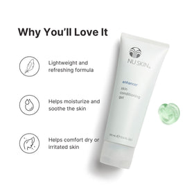 Nu Skin Enhancer Skin Conditioning Gel used as pre and post shave conditioner