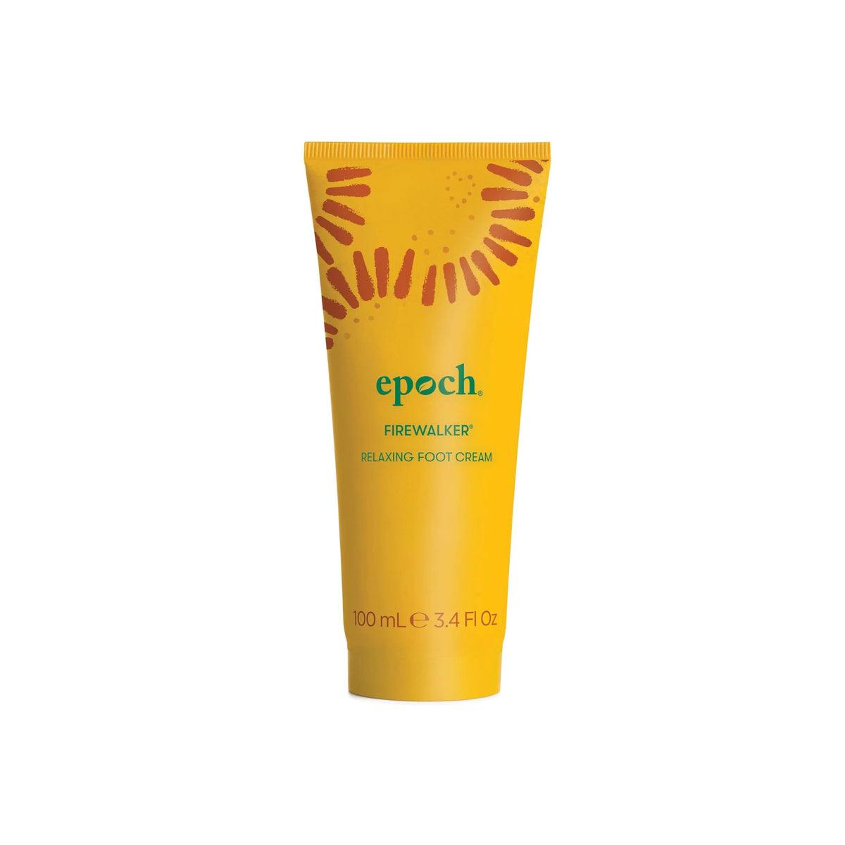 Nu Skin Epoch Firewalker bottle ready for use, delivers cooling relief for tired feet.