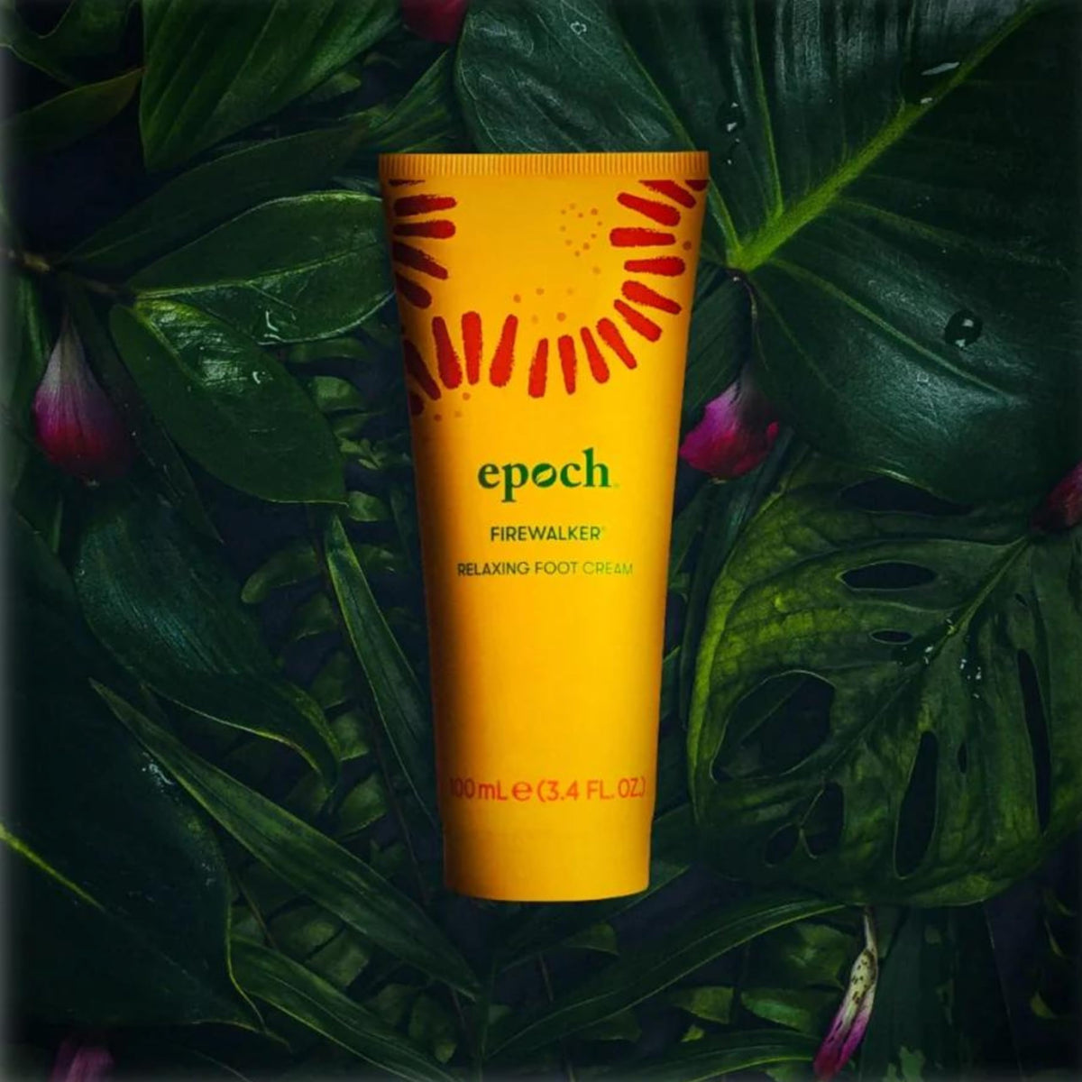 Nu Skin Epoch Firewalker cream texture shown for easy rub-in and quick absorption.