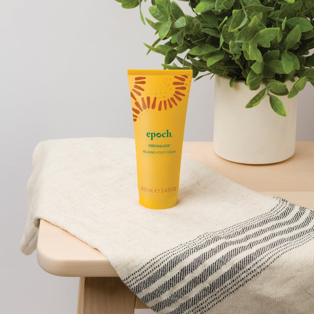 Nu Skin Epoch Firewalker travel-friendly packaging fits carry-on bags.