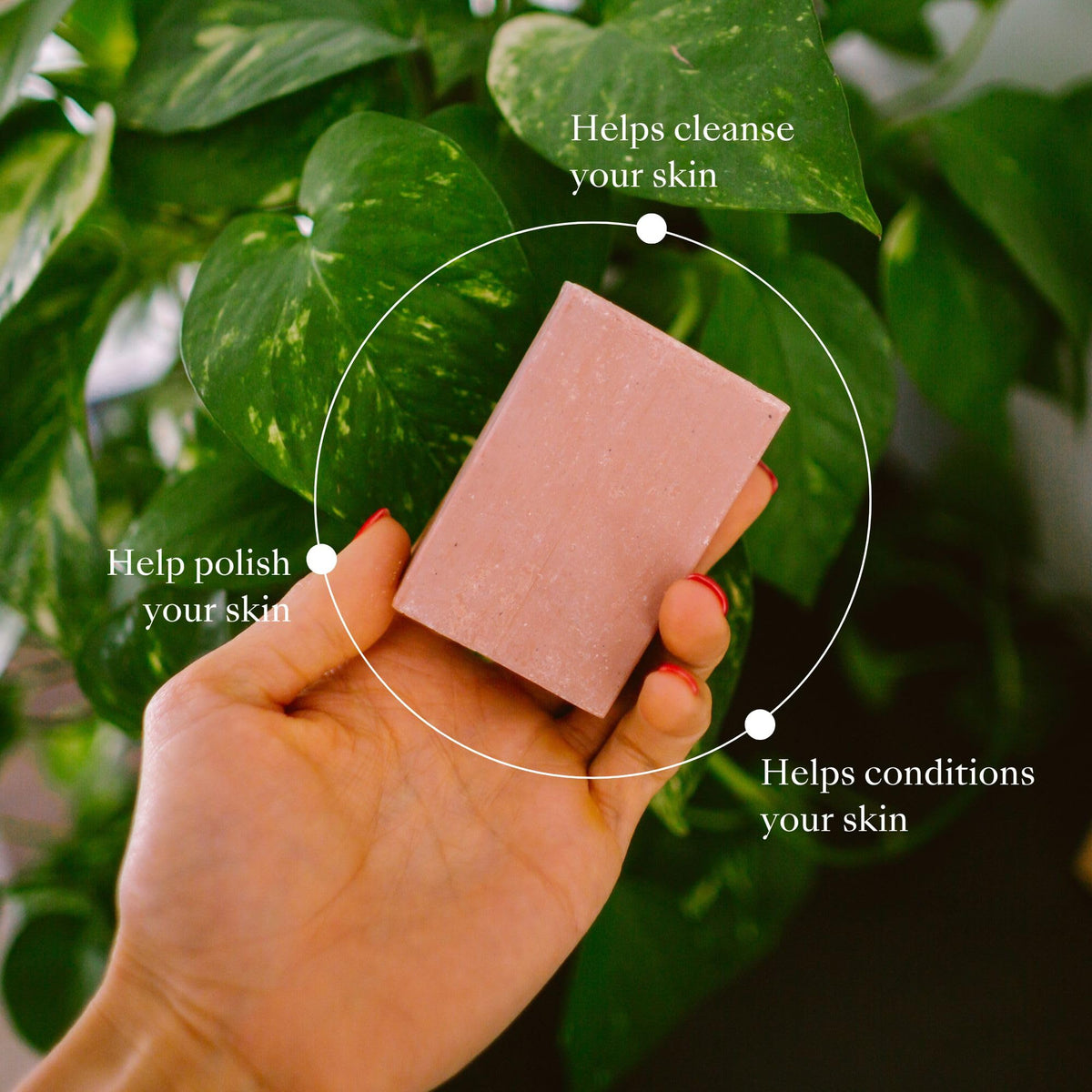 Nu Skin Epoch Polishing Bar Glacial Marine Mud closeup emphasizes mineral conditioning.