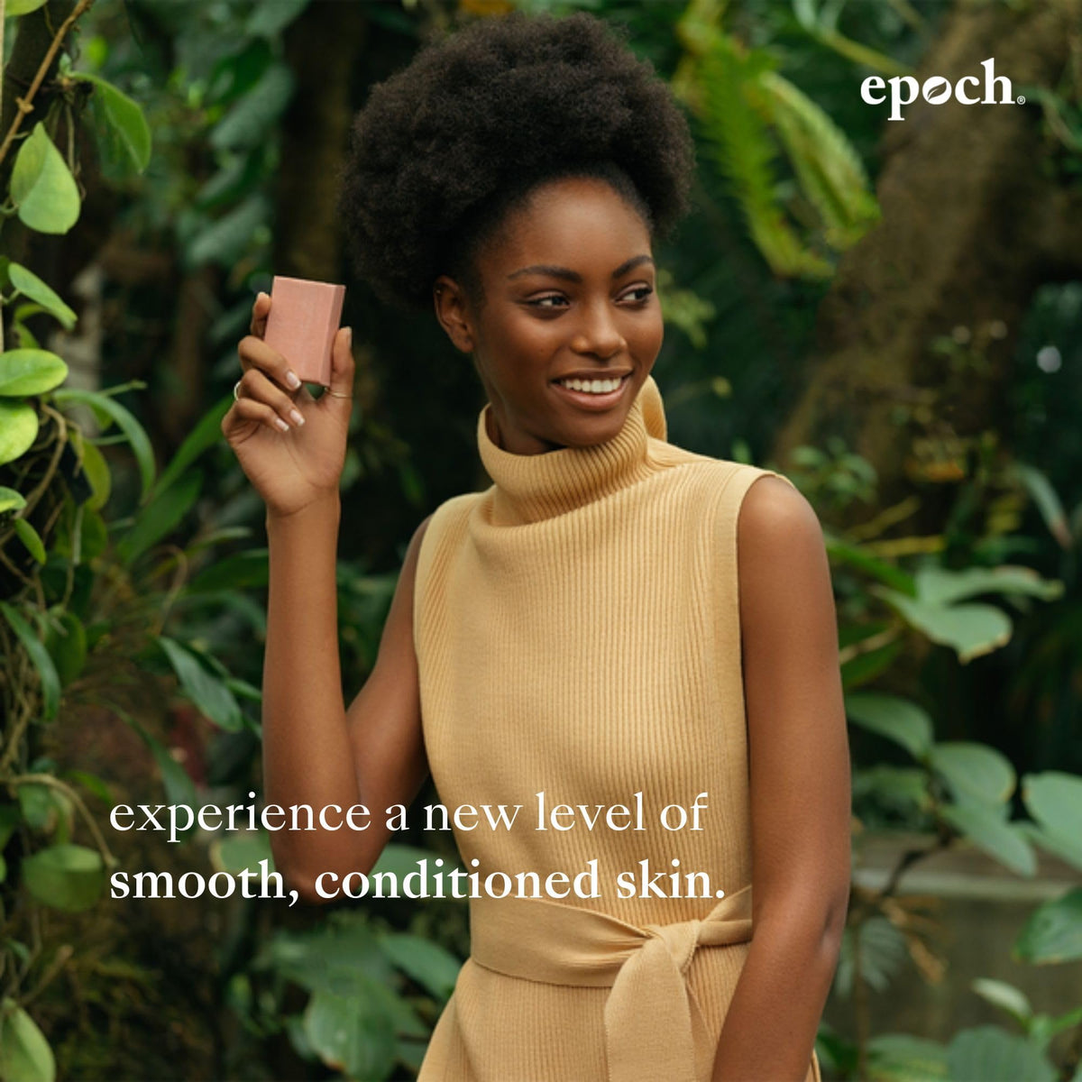 Nu Skin Epoch Polishing Bar packaging shows recycled carton.