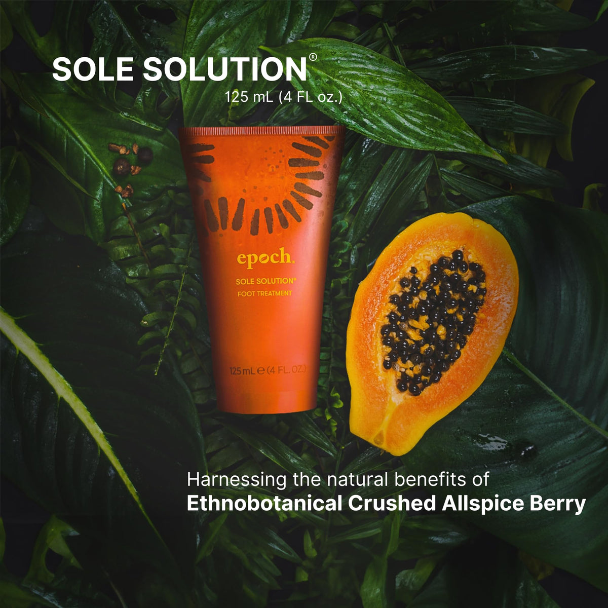 Nu Skin Epoch Sole Solution 2-pack display communicates great value for ongoing care.