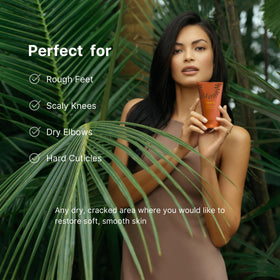 Nu Skin Epoch Sole Solution ingredients close-up lists papain, urea, baobab for skin support.