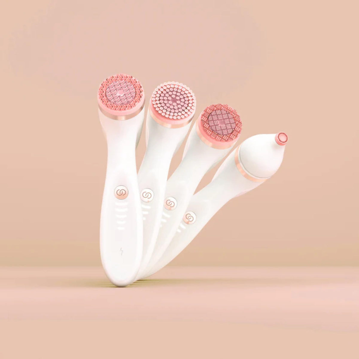 Nu Skin LumiSpa iO Rose Gold edition in elegant packaging, premium aesthetic.