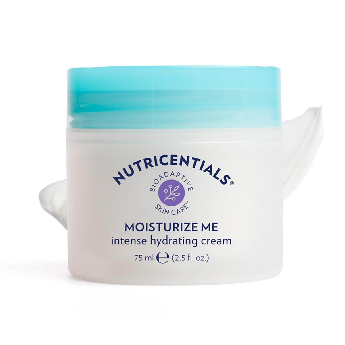 Nu Skin Moisturize Me Intense Hydrate Cream bottle showing overnight hydration potential