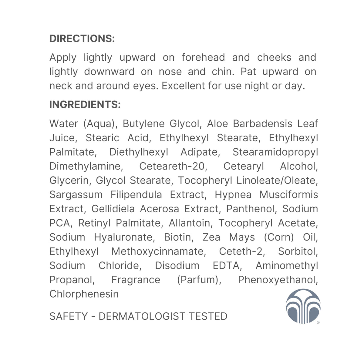 Nu Skin Rejuvenating Cream swatch reveals rich, lightweight emollients.