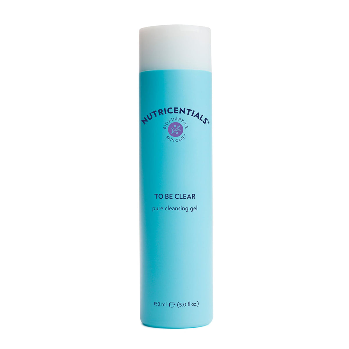 Nu Skin To Be Clear bottle pouring for a gentle, all-skin-types cleanse