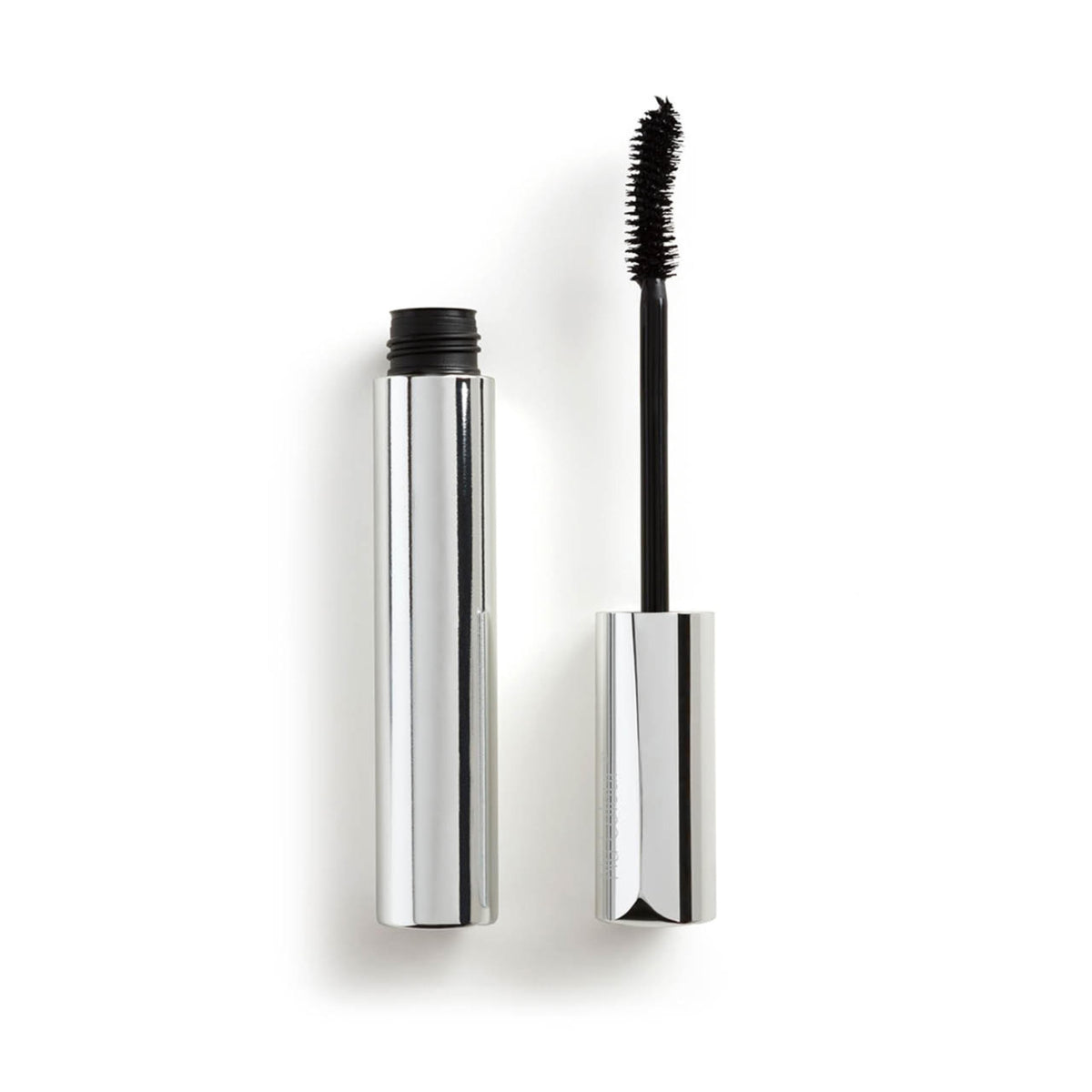 Nu Skin Waterproof Mascara with curling brush lifts lashes for a wide-eyed look all day.
