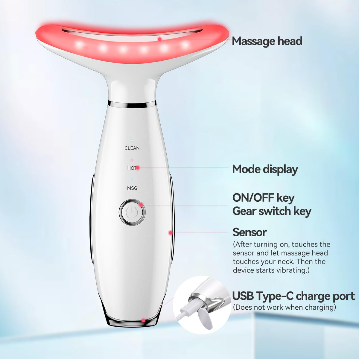 NUAKENE gift box packaging makes the massager a ready-made present.