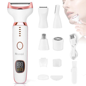 Nuaoi 5-in-1 body shaver for smooth skin on arms and legs.
