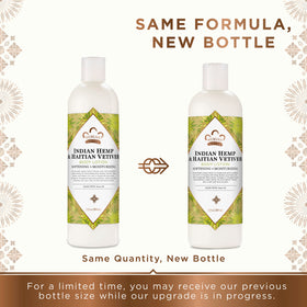 Creamy Nubian Heritage lotion texture melts into skin for lasting softness.