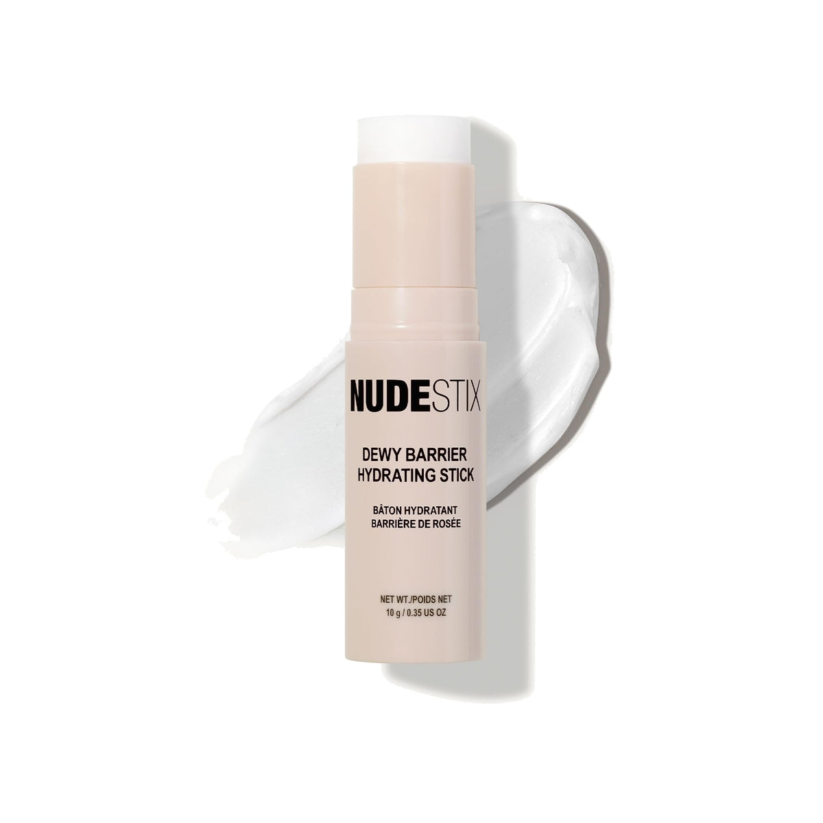 NUDESTIX Dewy Barrier Hydrating Stick packaging for portable hydration on the go