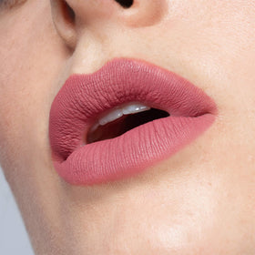 Nudestix Magnetic Matte Lip Color Rose pencil tip applying clean cruelty-free formula