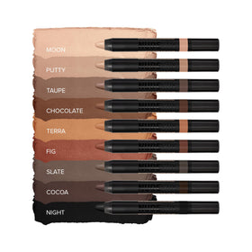 Nudestix taupe eye look for natural polish