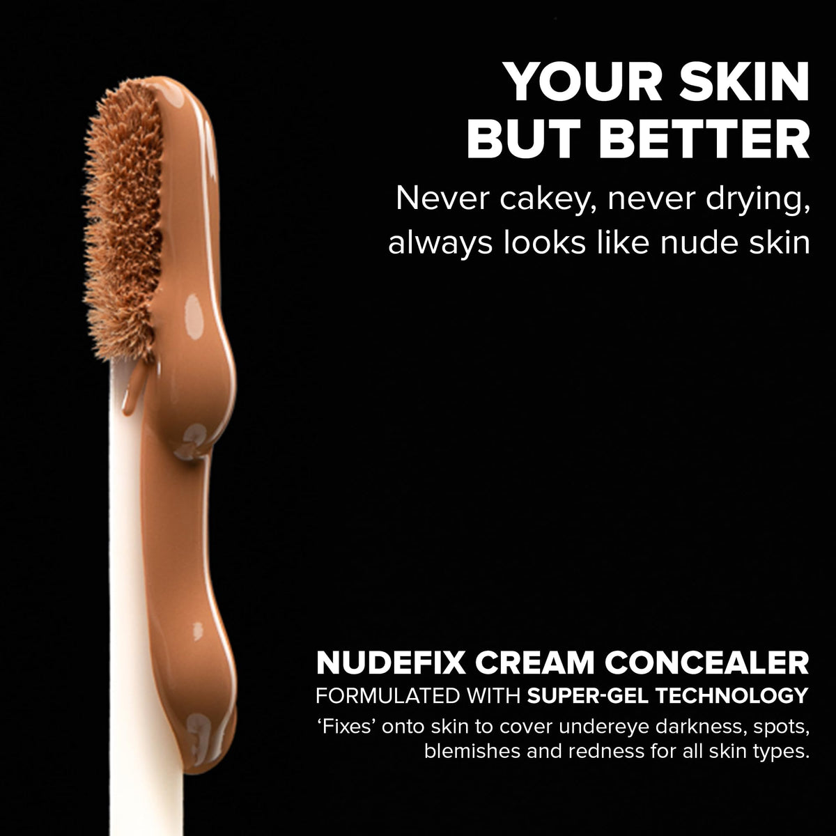 Nudestix Nudefix Nude 1 close-up shows clean, vegan formula