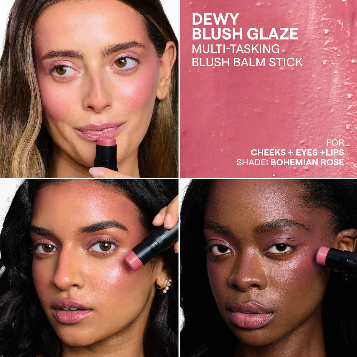 Nudestix Nudies Bloom built-in brush end enables quick, seamless blending.