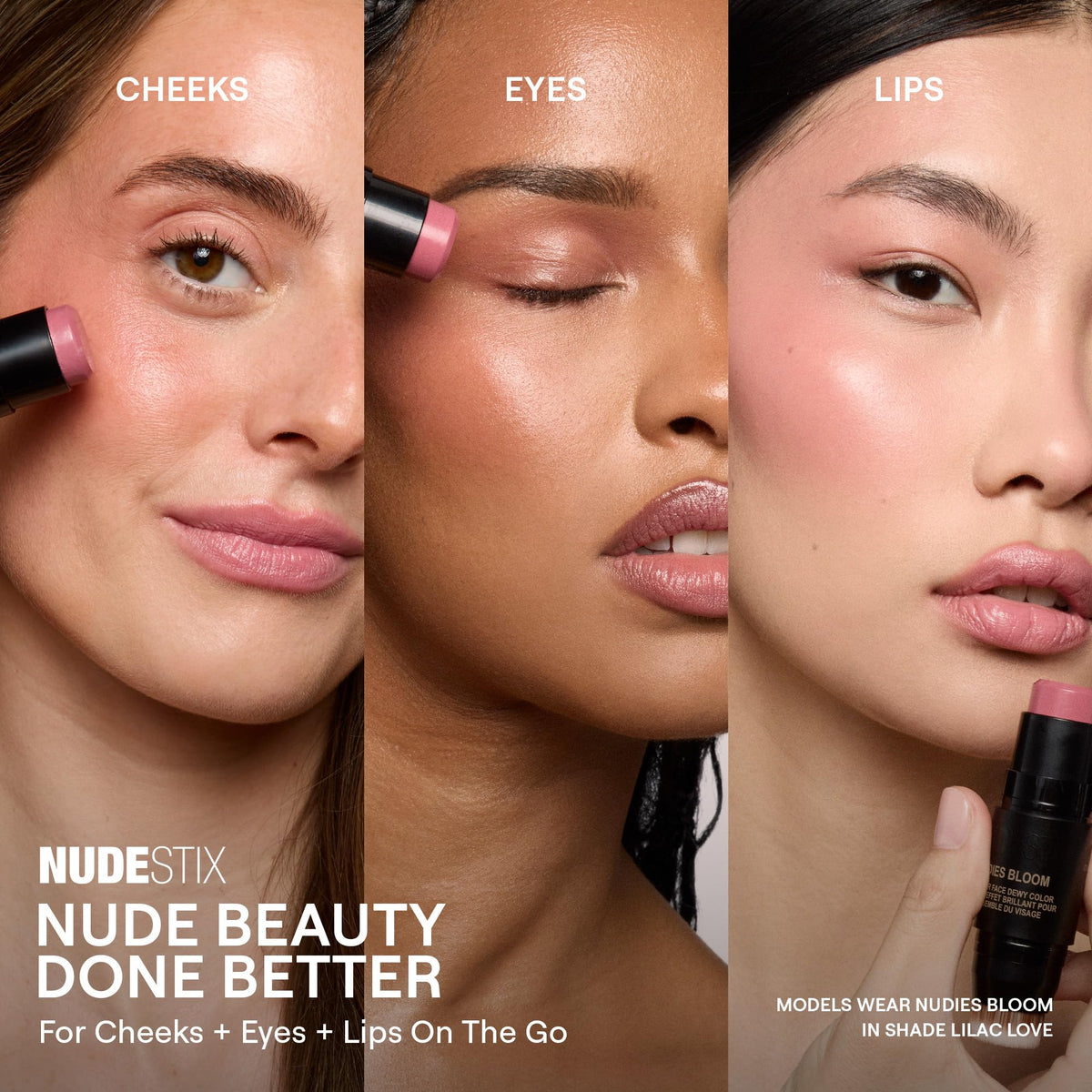 Nudestix Nudies Bloom recyclable tin packaging reflects sustainable design.