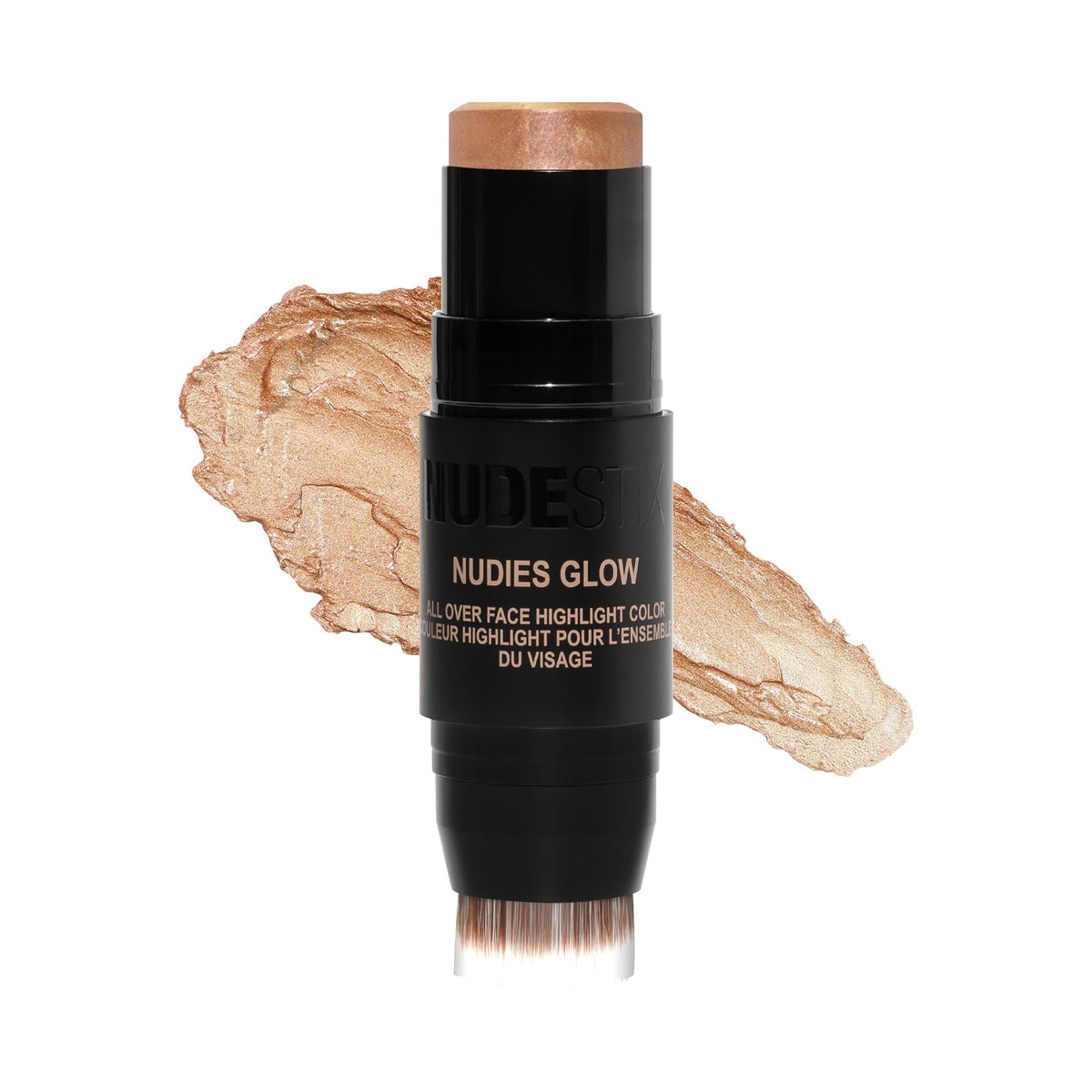 Nudestix Nudies Glow Highlighter Stick Hey Honey compact for dewy radiance.