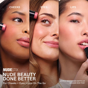 Nudestix Nudies Matte Lux recyclable tin packaging supports sustainability