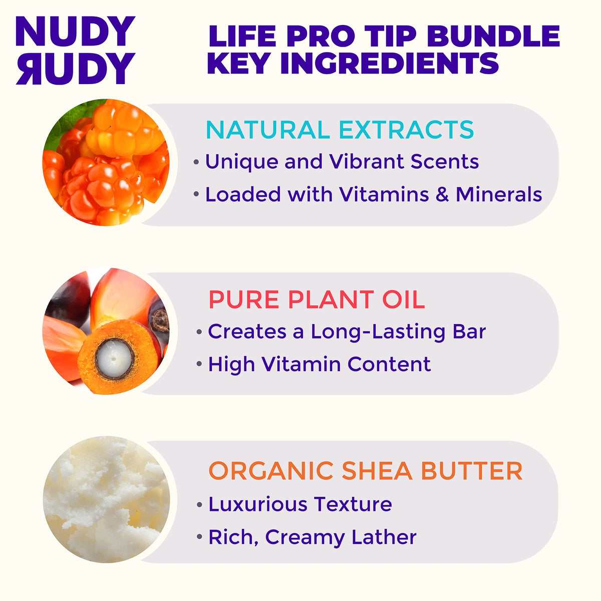Nudy Rudy Hunny Bunny soap bar with honey glow and nourishing bubbles.