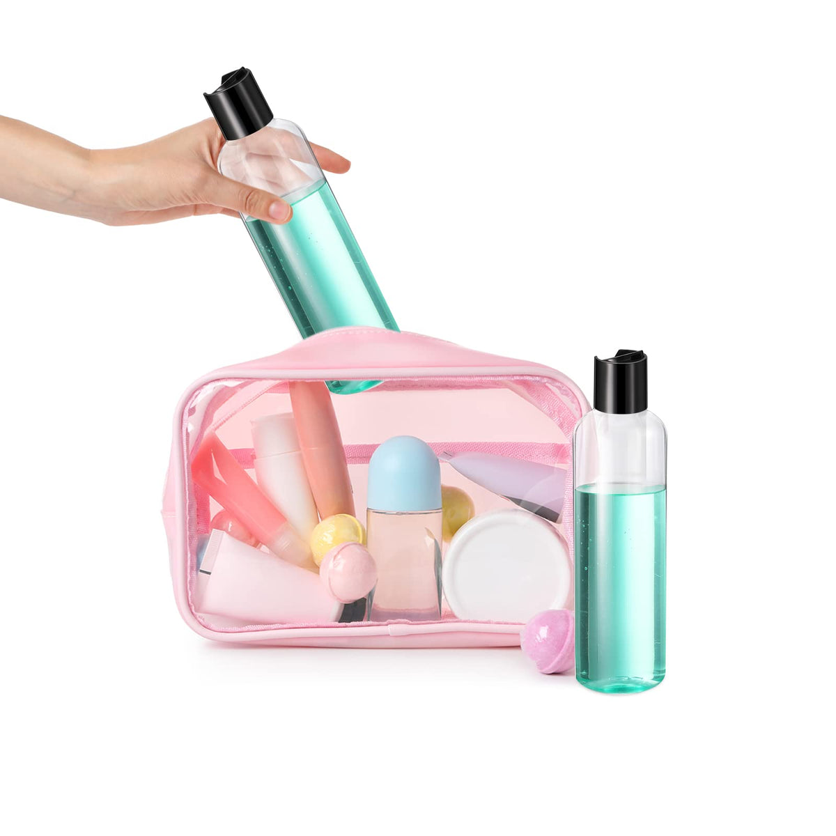 Nuenen clear PET plastic bottles emphasize durability and reuse.