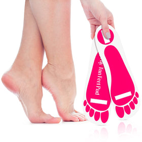 Nuenen pink foot protectors suitable for sunless tanning sessions