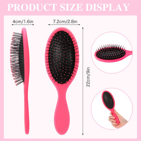 Nuenen wet detangler brush blue ideal for travel styling.