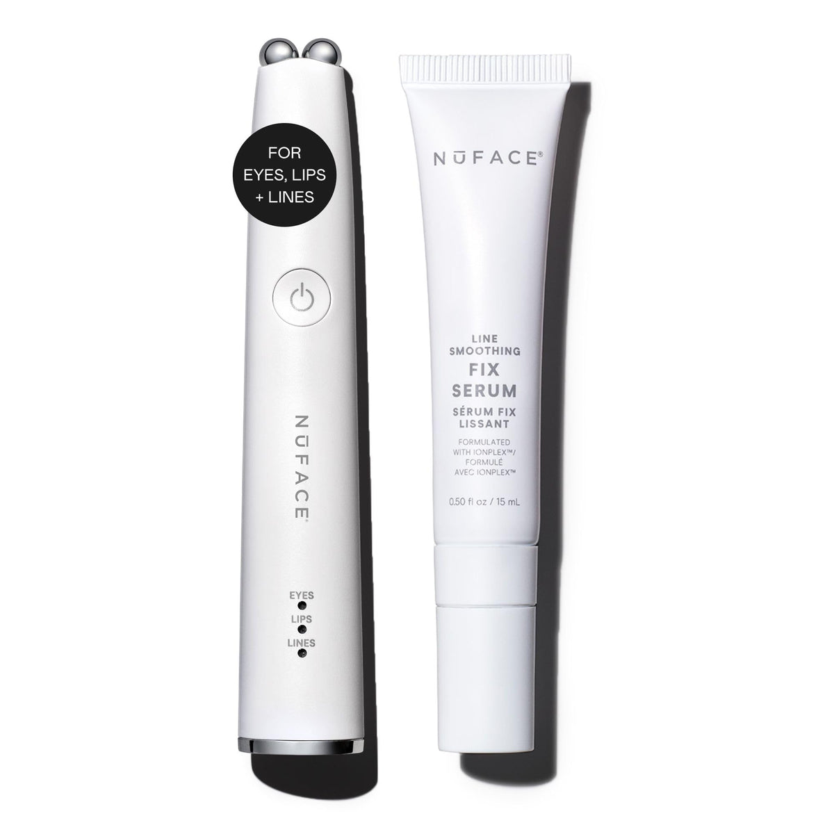 NuFACE FIX MicroWand shown for quick facial refresh and portability.