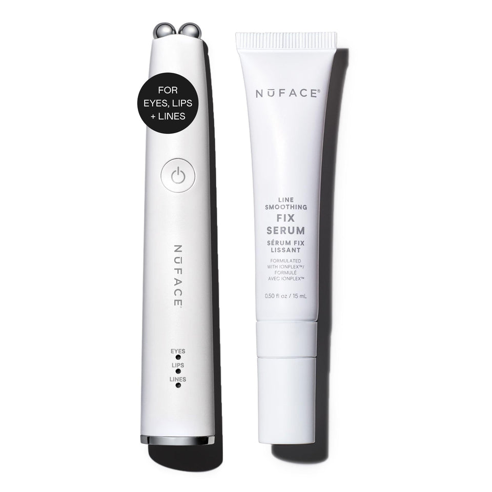 NuFACE FIX MicroWand shown for quick facial refresh and portability.