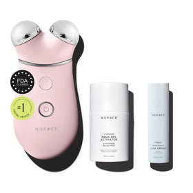 NuFACE Trinity+ device for at-home facial sculpting and lifting