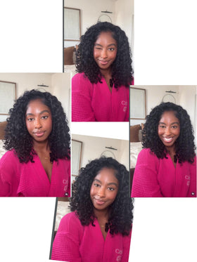 Nufnua Burmese curly bundles soft silky texture enhances natural blend with your own hair