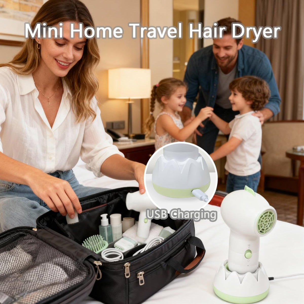 NUFR compact design fits into bags and luggage