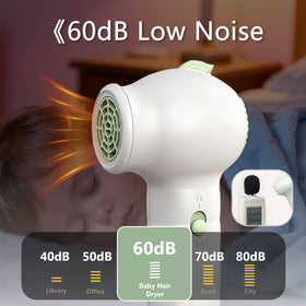 NUFR USB-rechargeable hair dryer for on-the-go charging
