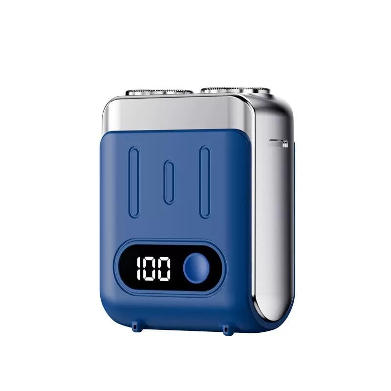 Nugxica mini electric razor shown in travel-compact form for quick grooming on the go