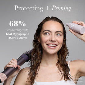 Mid-lengths and ends receiving NuProtect for detangling and frizz control
