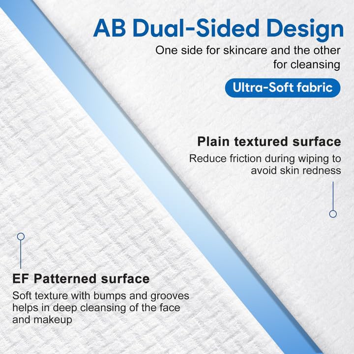 Nuline Medical Ultra-Soft Face Towel 10x12 inch texture for gentle cleansing