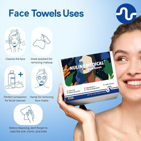 Nuline Medical Ultra-Soft Face Towel convenience for home and travel