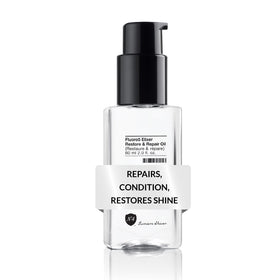Number 4 Hair Oil bottle front shows hydration boost for hair.