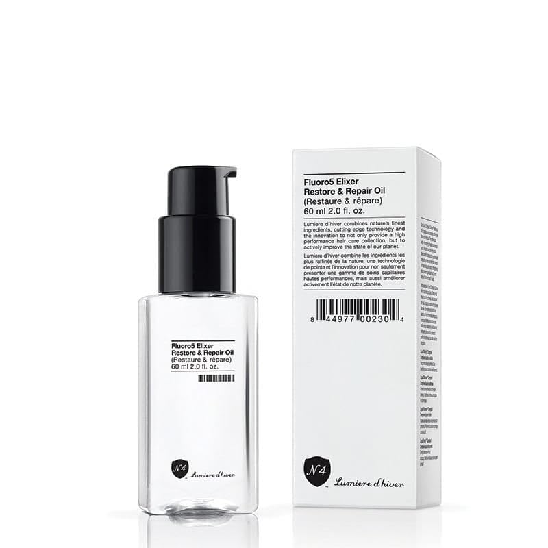 Number 4 Hair Oil pump dispenser for easy, controlled application.