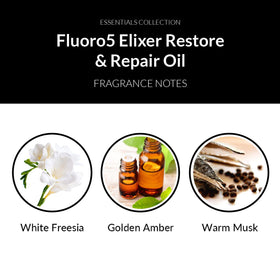 Number 4 Hair Oil texture close-up reveals silky smooth feel.