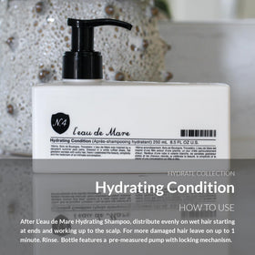 Number 4 Hydrating Conditioner color protection closeup indicating vibrant, long-lasting color.